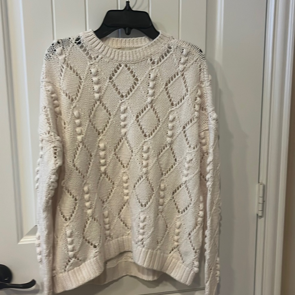 Loft cream sweater
